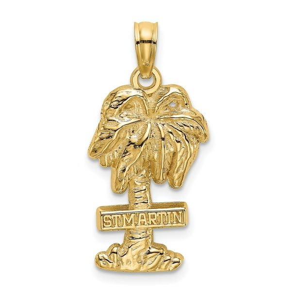 18.5 14K Yellow Gold Rd St Martin Pend Medal 18.5 14K Yellow Gold Rd St Martin Pend Medal